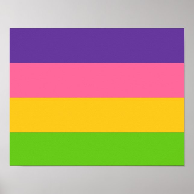 Saphic Pride Flag Poster (Vorne)