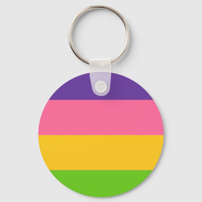 Saphic Pride Flag Schlüsselanhänger (Vorderseite)