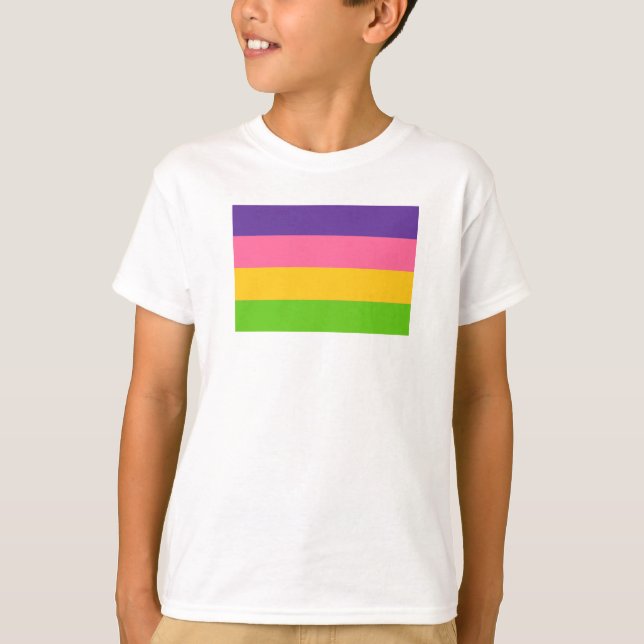 Saphic Pride Flag T-Shirt (Vorderseite)