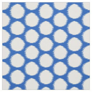 Saphir-asiatische Stimmungen Ikat Punkte Stoff