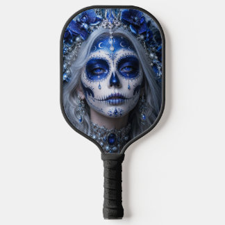 Saphir-Mond-Calavera – Blaues Himmelsgewölbe  Pickleball Schläger