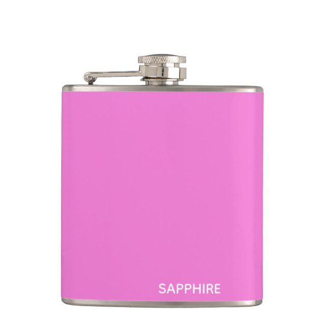 Saphir pink farbname flachmann (Vorderseite)