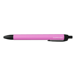 Saphir pink farbname kugelschreiber
