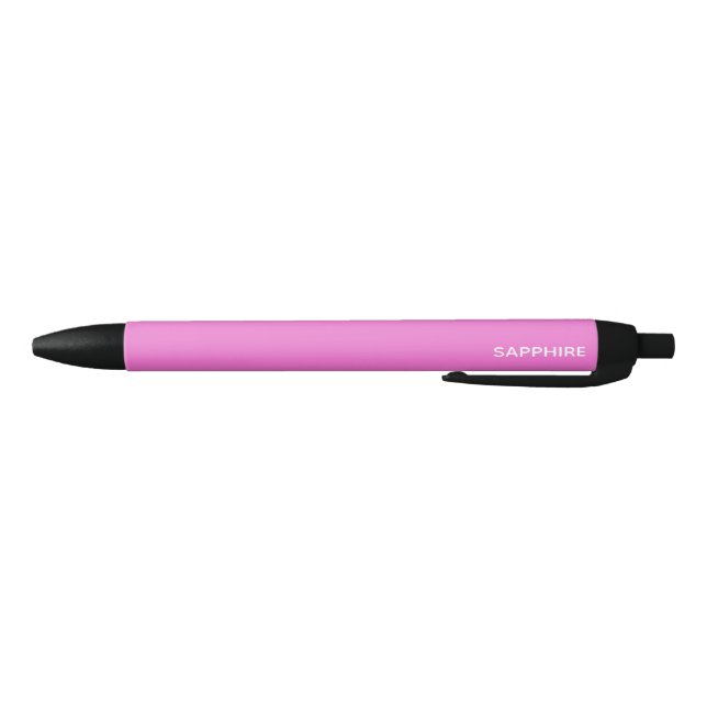 Saphir pink farbname kugelschreiber (Unterseite)