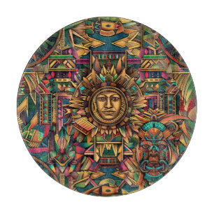 Saphir-Saphir-Kit "Lebendes historisches Emblem" Schneidebrett