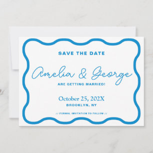 Saphir Wavy Retro Save The Date