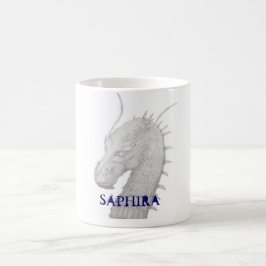 Saphira der blaue Drache Kaffeetasse