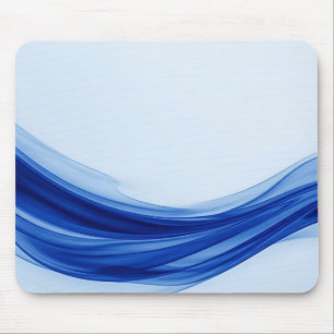 Saphirblaues fließendes Wellen-Mauspad Mousepad