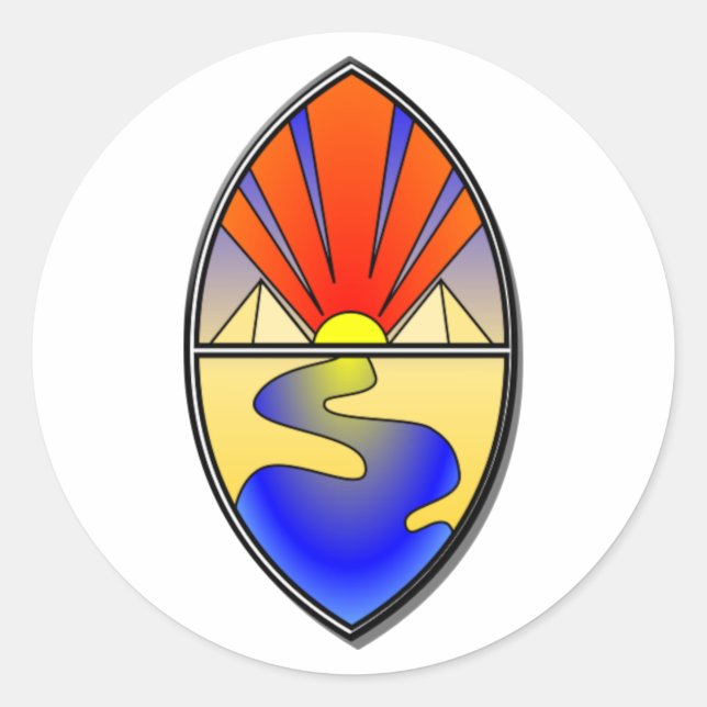 Saphire Current Lamen Sticker (Vorderseite)