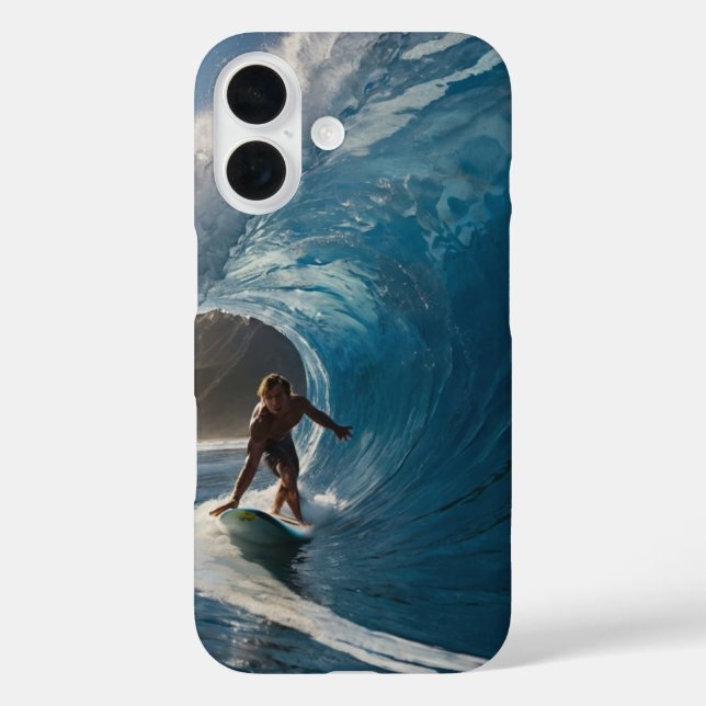 Saphire Surge iPhone 16 Hülle (Rückseite)