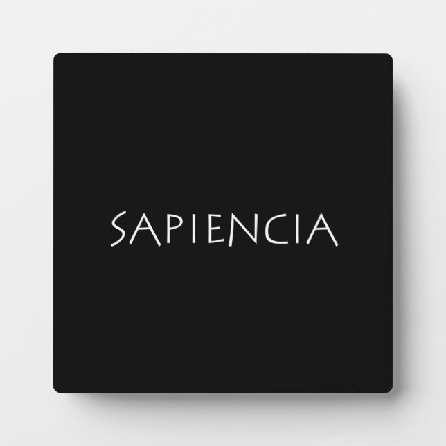 Sapiencia Fotoplatte (Vorderseite)