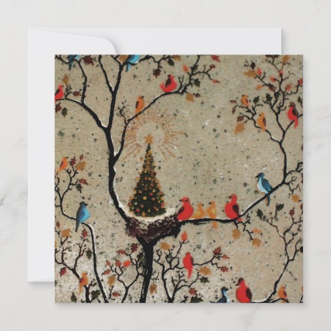 Sapin de Noël ~  Invitations (Devant)