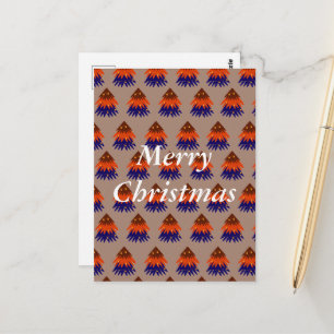 Sapin de Noël multicolore - Carte postale