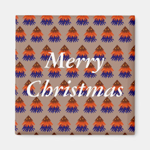 Sapin de Noël multicolore - Magnet