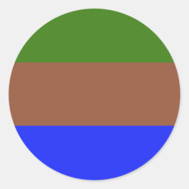 Sapiosexual Pride Flag  Runder Aufkleber