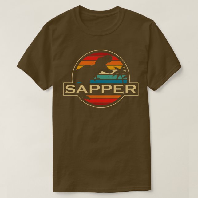 Sapper Dinosaur T-Shirt (Design vorne)