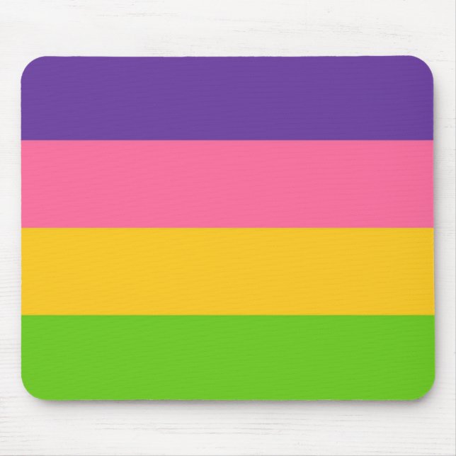 Sapphic Flag (lesbische Liebe) (LGBT) Mousepad (Vorne)