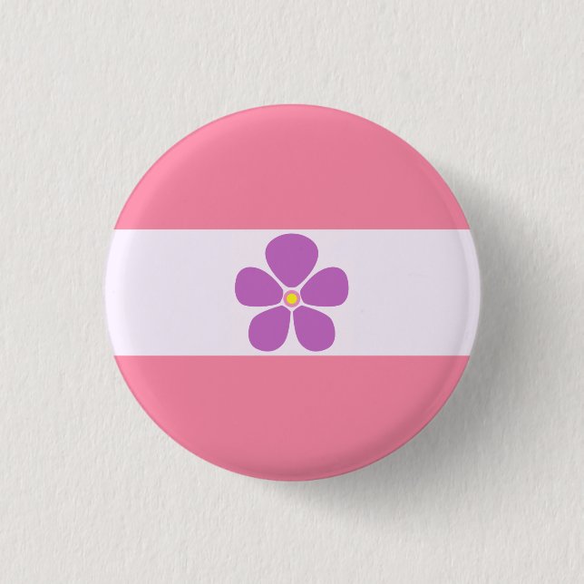 Sapphic Pride Button (Vorderseite)