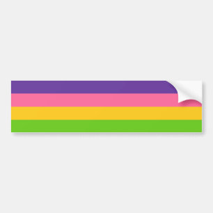 Sapphic-Stolzflagge Autoaufkleber