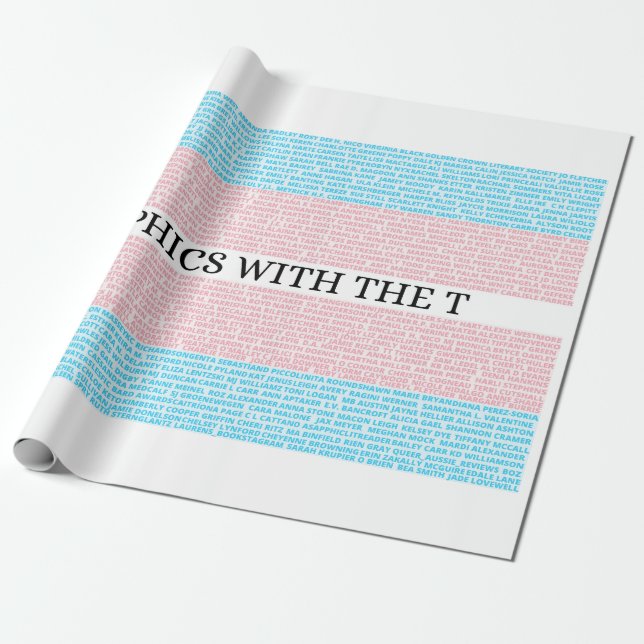 Sapphics mit T 3.0 Wrapping Paper Geschenkpapier (Ungerollt)