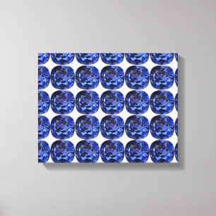 Sapphire Blue Leinwanddruck