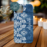 Sapphire Blue Moody Damask Muster und Name title_seo2<br><div class="desc">Ein Vintages Muster mit einem trendigen Design mit Juwelenfarben und Eleganz. Elemente können leichter angepasst werden, wenn Sie zuerst alle Foto und Texte ersetzen. Wenn Ihre Kunst noch angepasst werden muss, klicken Sie auf die Schaltfläche Diese anpassen. Das bringt Sie zu einem Designbereich, wo Sie Dinge bewegen und sogar Schriftart...</div>