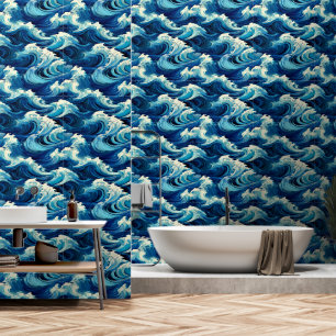 Sapphire Blue Ocean Tapete