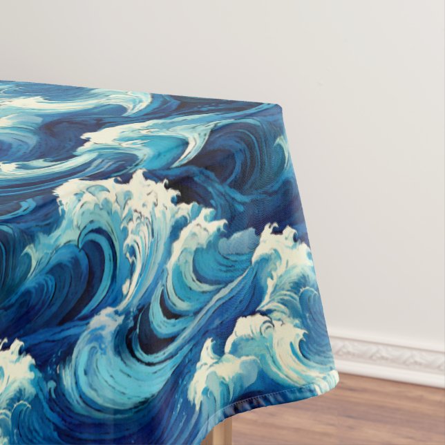 Sapphire Blue Ocean Tischdecke (Beispiel)