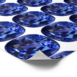 Sapphire Blue Poster