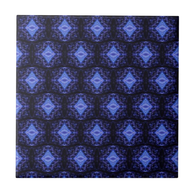 Sapphire blue sky geometrische Küche Badezimmer Ti Fliese (Vorderseite)