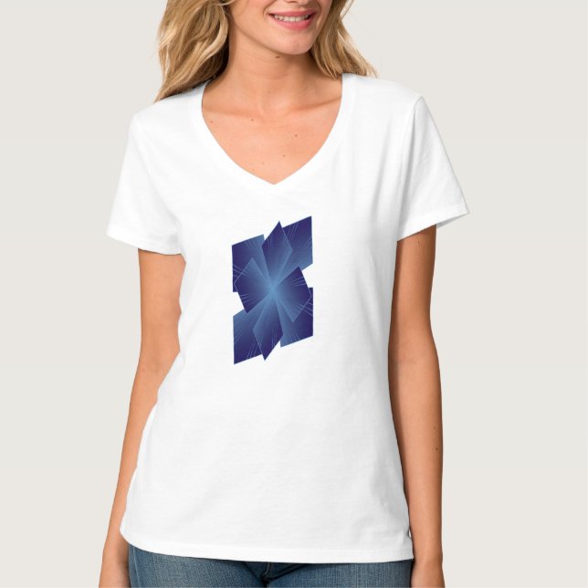 Sapphire Blume T-Shirt (Vorderseite)