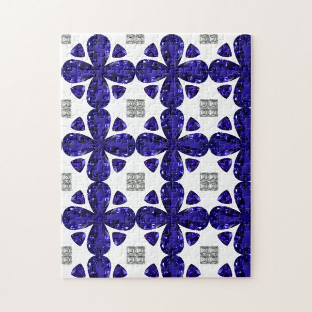 Sapphire Diamond Art, blau (Vertikal)