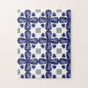 Sapphire Diamond Art, blau