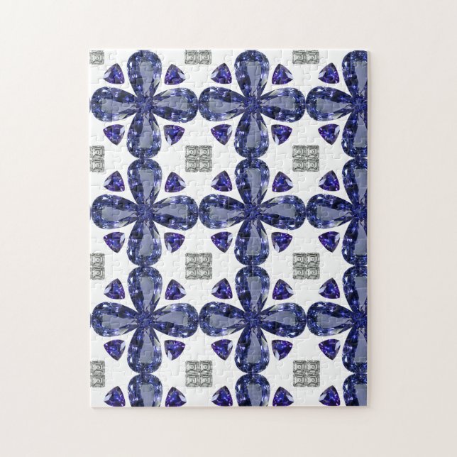 Sapphire Diamond Art, blau (Vertikal)