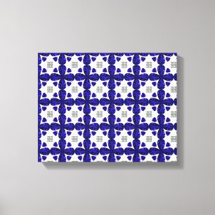 Sapphire Diamond Art, blau Leinwanddruck