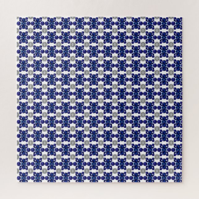Sapphire Diamond Gemstone Art Blue (Vertikal)