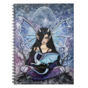Sapphire Dragon Fairy Notebook Notizblock