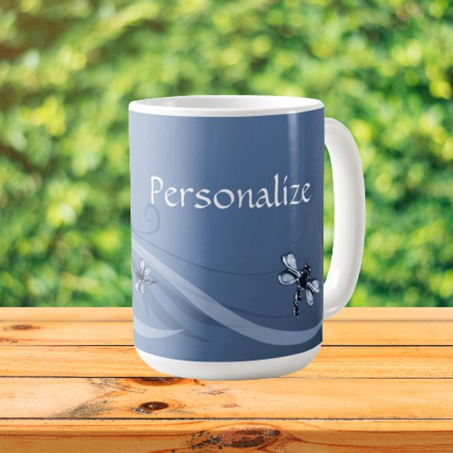 Sapphire Dragonflies Coffee Mug (Sapphire Dragonflies Coffee Mug)