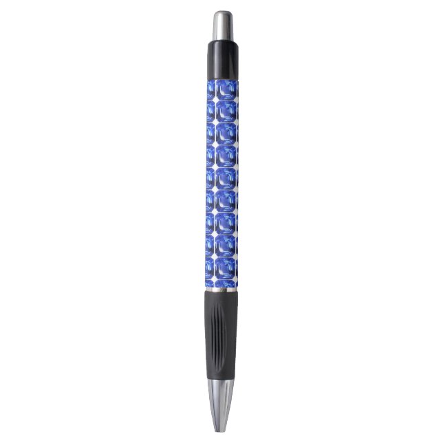 Sapphire Gemstone Sky Blue Kugelschreiber (Vorderseite Vertikal)