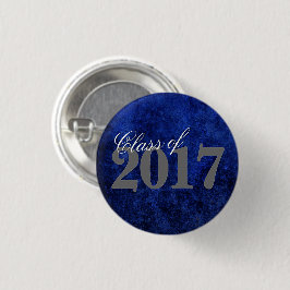 Sapphire Grad | Blue Royal Cobalt Azure Year Button