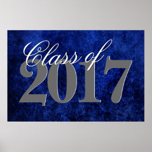 Sapphire Grad   Blue Royal Cobalt Poster