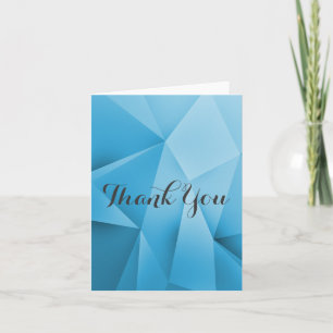 Sapphire Jewel Tones Carte de remerciements
