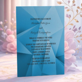 Sapphire Jewel Tones Faire-part de mariage