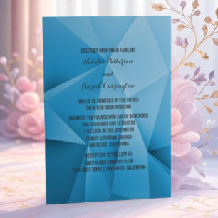 Sapphire Jewel Tones Faire-part de mariage