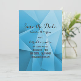 Sapphire Jewel Tones Save the Date Invitation