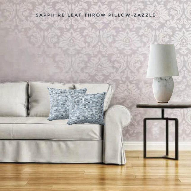 Sapphire Leaf Kissen (Von Creator hochgeladen)