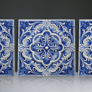 Sapphire Lissabon Gemusterte Keramik Design Fliese