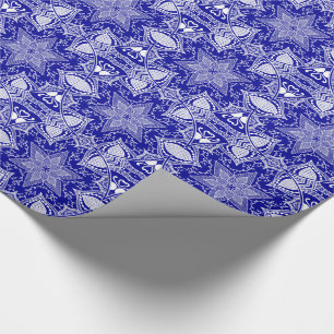 Sapphire Mandala Geschenkpapier