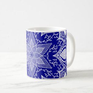 Sapphire Mandala Kaffeetasse