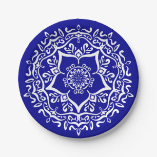 Sapphire Mandala Pappteller